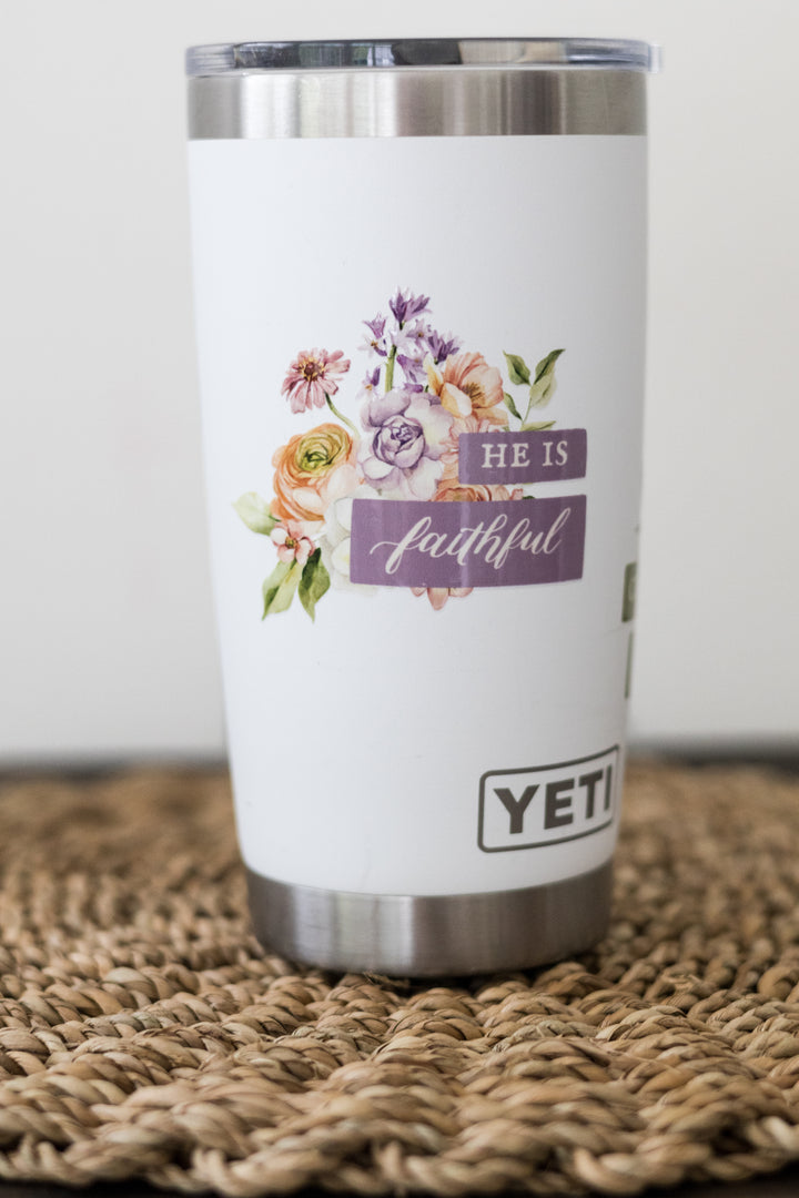 Sanctification & Assurance Floral Embossed Decal Pack