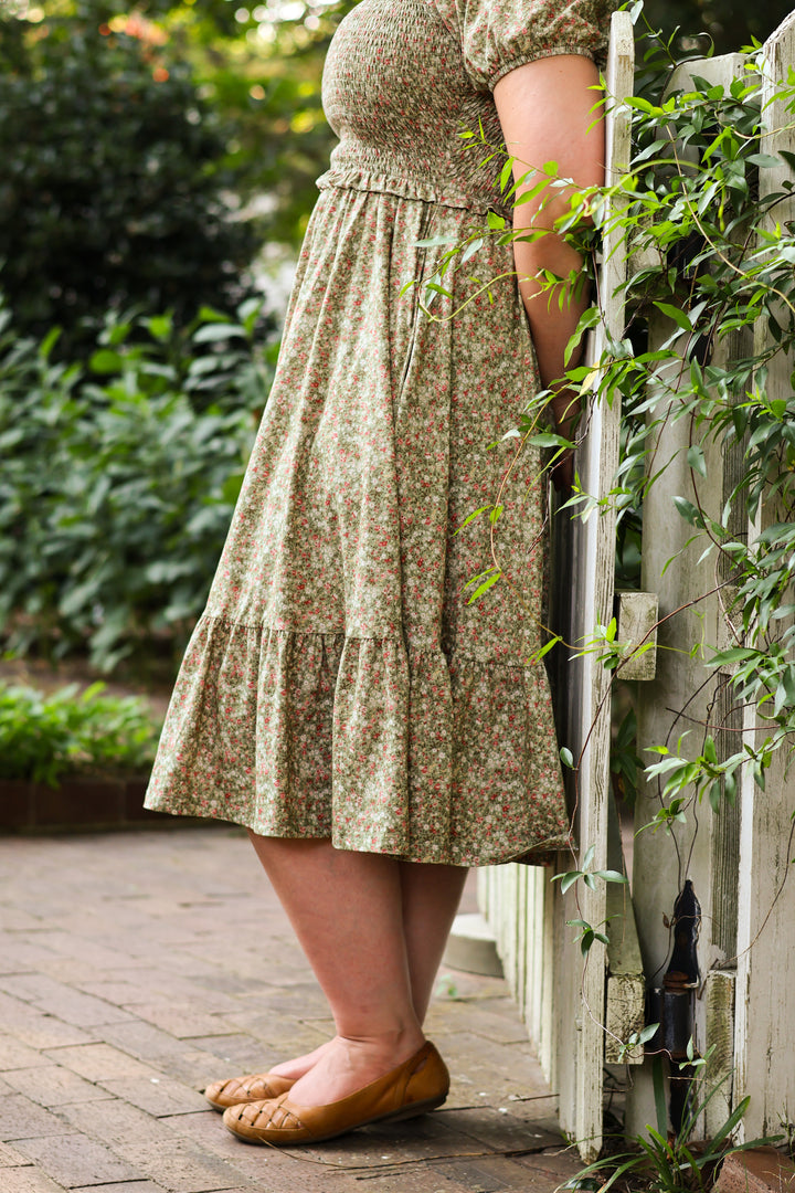 Green Pastures Cottage Nursing Dress
