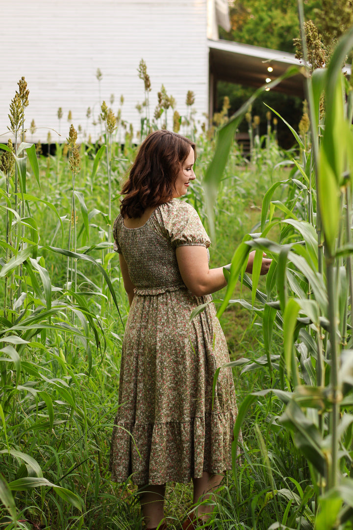 Green Pastures Cottage Nursing Dress