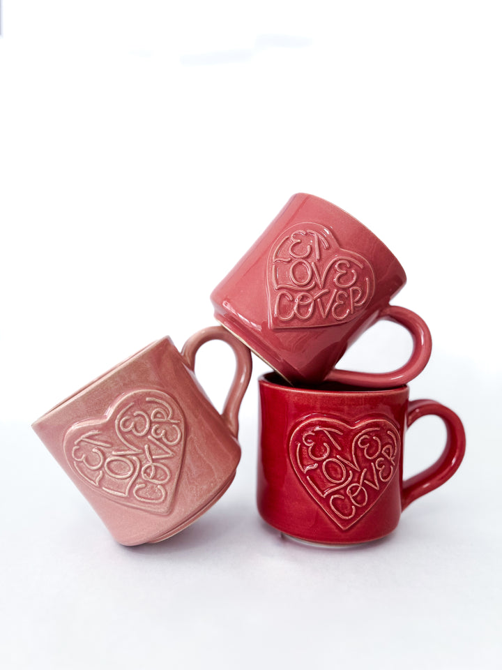 “Let Love Cover” Hand-thrown Ceramic Mug