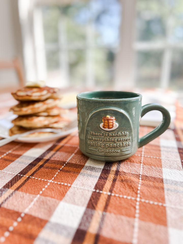 Spurgeon & His Pancakes Handmade Ceramic Mug