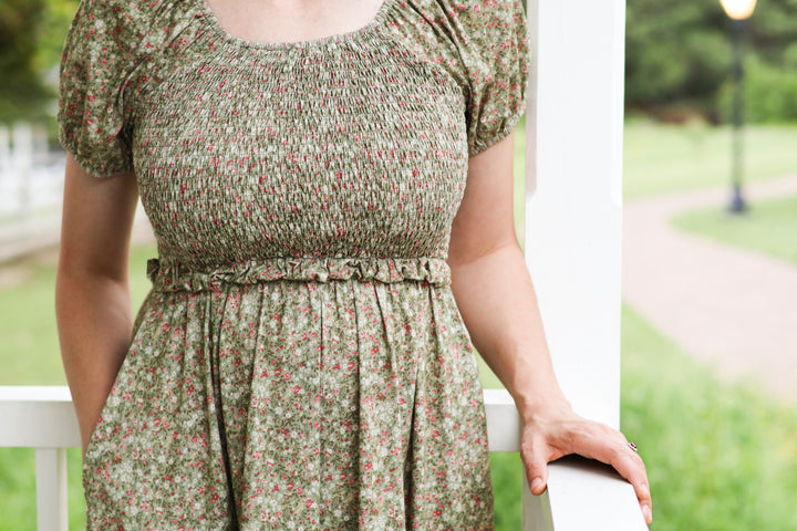 Green Pastures Cottage Nursing Dress