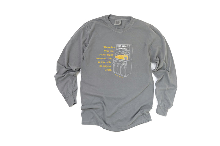 Egg Salad Machine Comfort Colors Long Sleeve Tee
