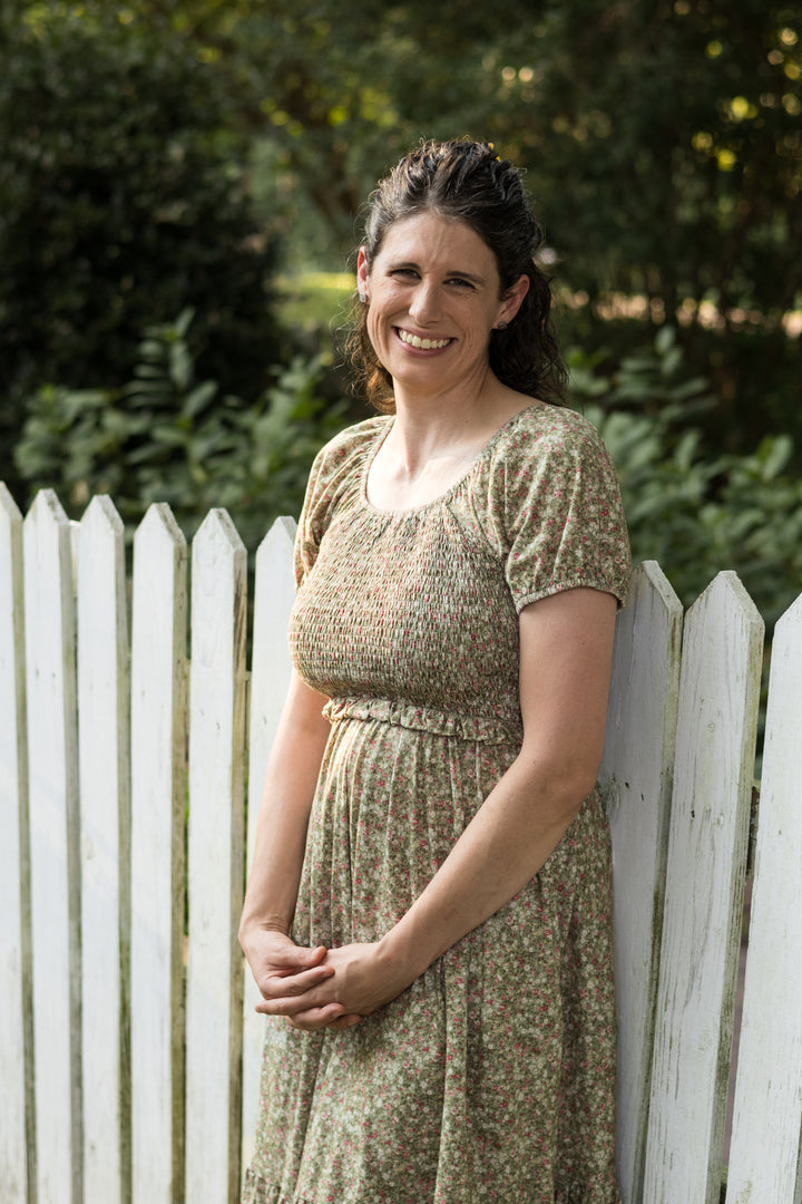 Green Pastures Cottage Nursing Dress