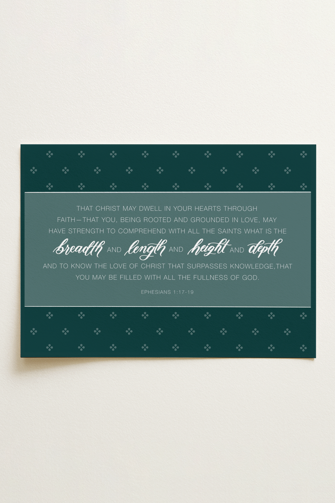 Fourfold Petals 5x7 Mini Print