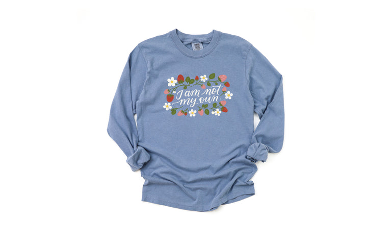 I Am Not My Own Comfort Colors Long Sleeve Tee