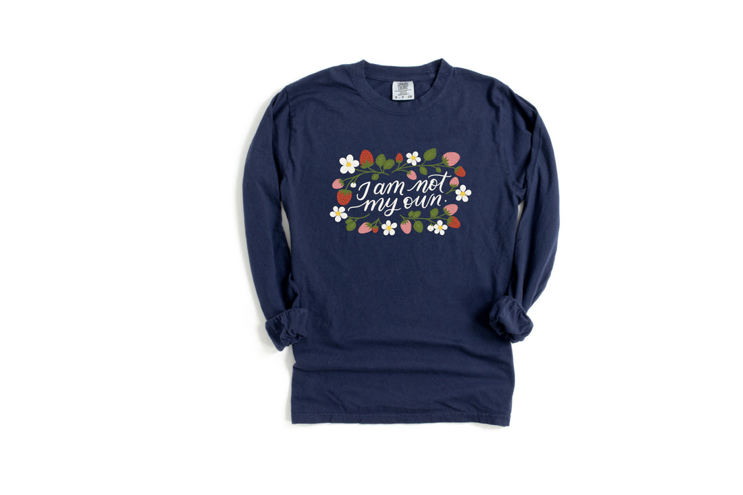 I Am Not My Own Comfort Colors Long Sleeve Tee
