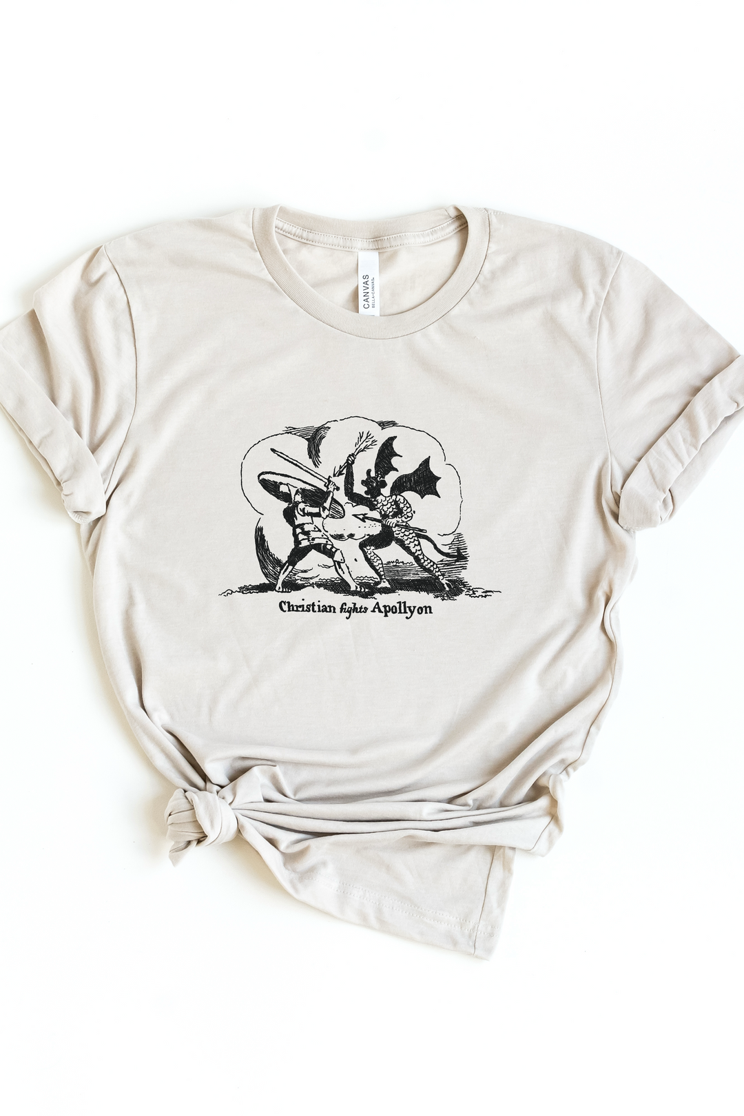 Christian Fights Apollyon Short Sleeve Tee (Bella Canvas)