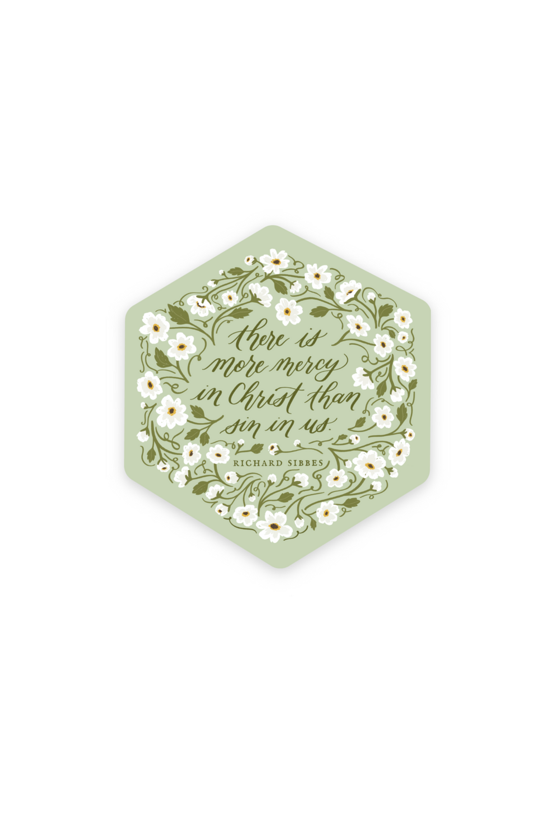 Richard Sibbes Daisy Sticker