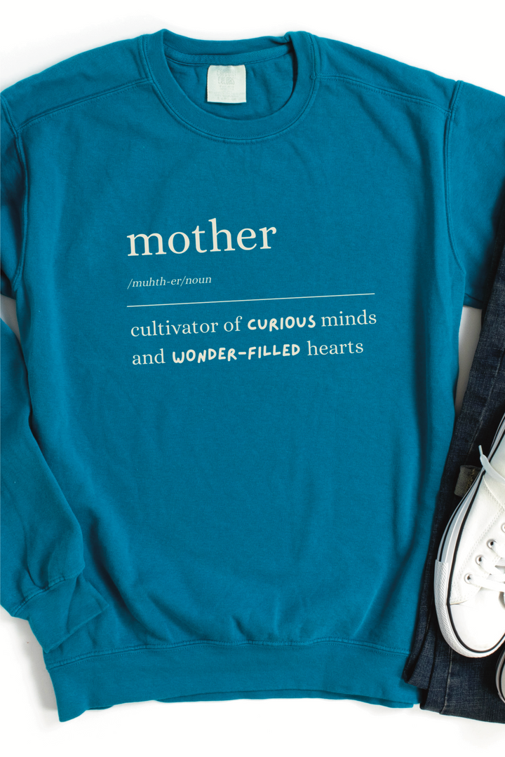 “Mother” Definition Comfort Colors Crewneck