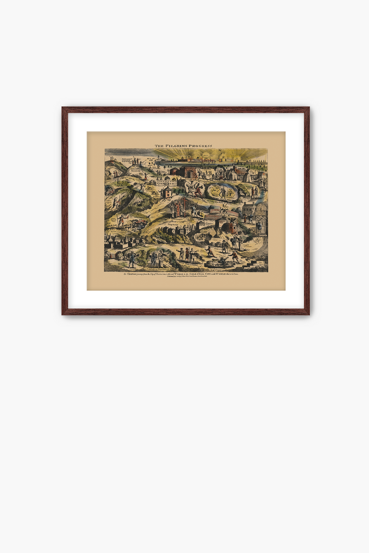 Pilgrim's Progress Map-Color