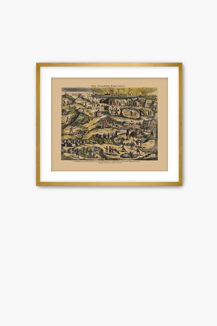 Pilgrim's Progress Map-Color