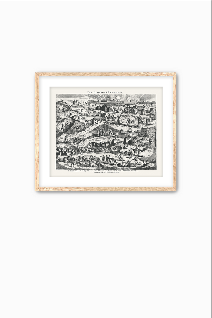 Pilgrim's Progress Map-Soft Black