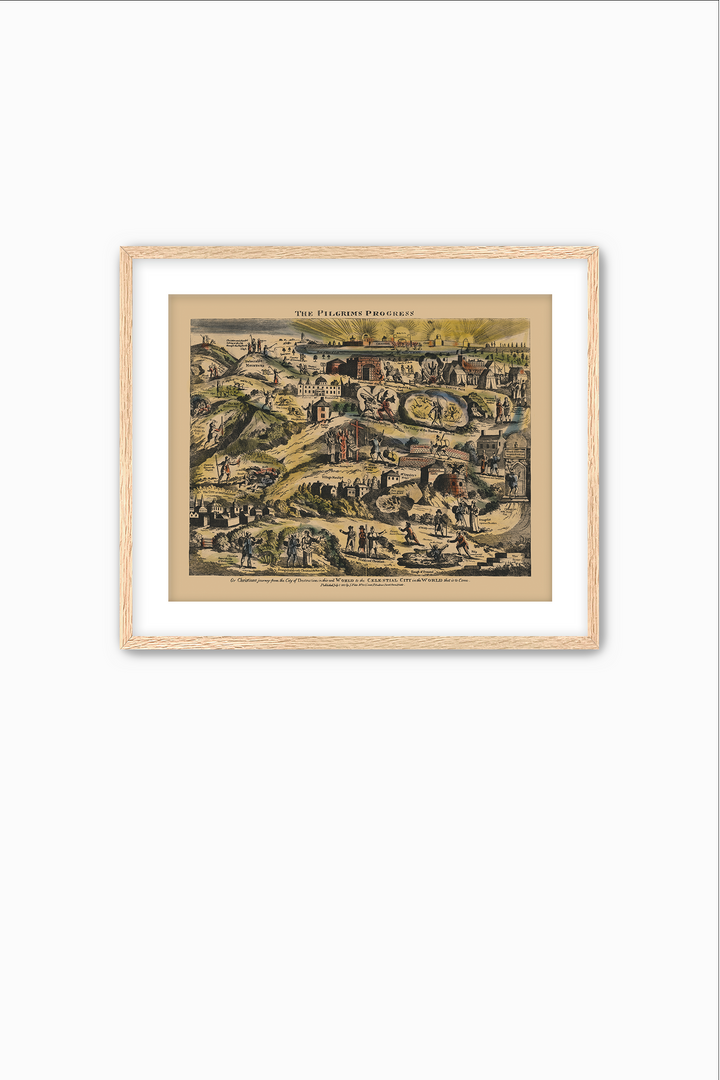 Pilgrim's Progress Map-Color