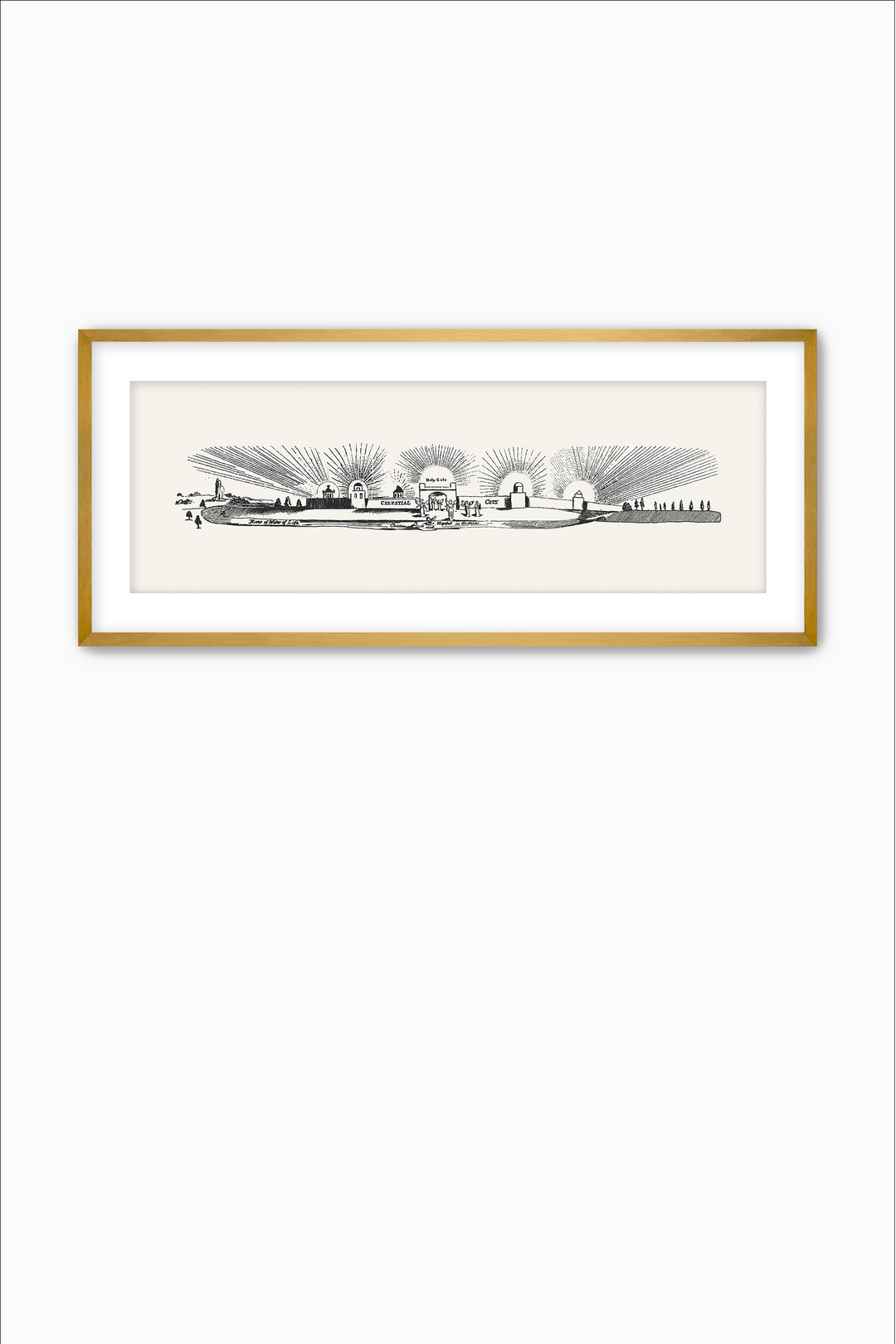 Pilgrim's Progress Illustration-Celestial City