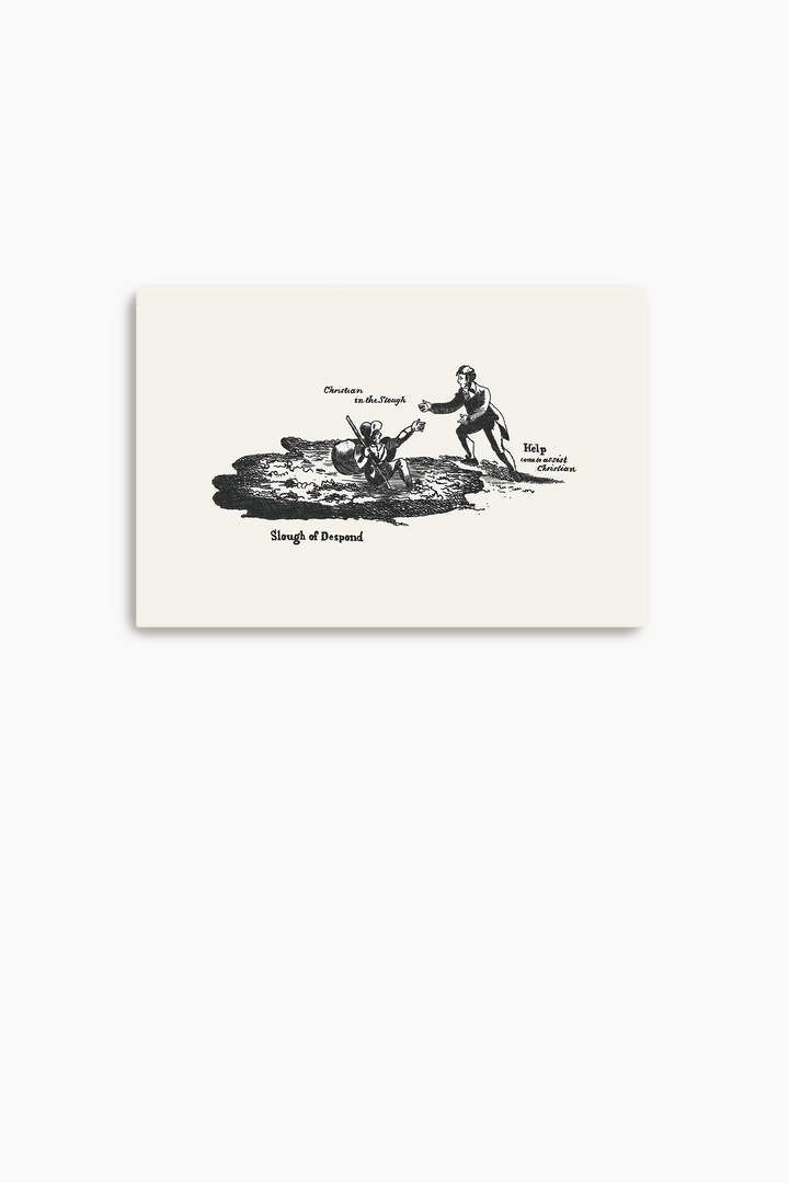 Pilgrim's Progress Illustration-Slough of Despond