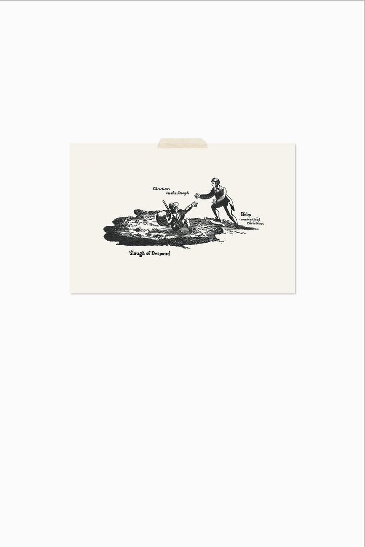 Pilgrim's Progress Illustration-Slough of Despond