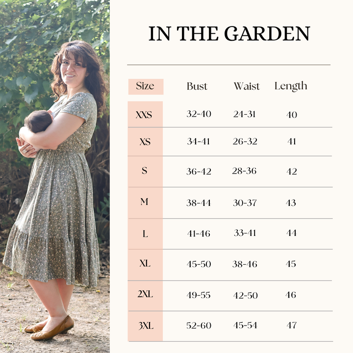 In the Garden Nursing Dress
