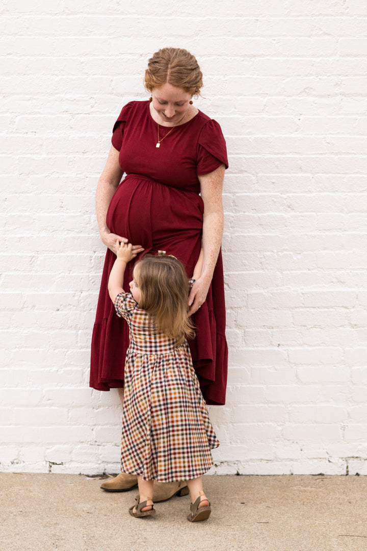 Merlot Nursing Dress