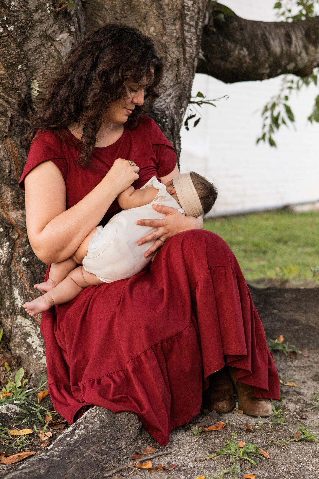 Merlot Nursing Dress