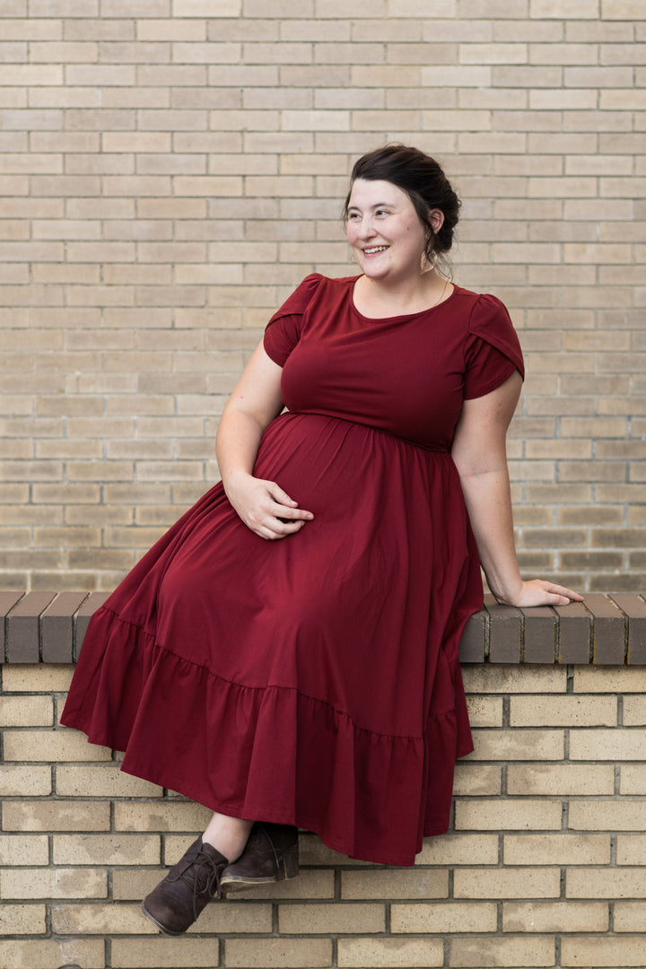 Merlot Nursing Dress