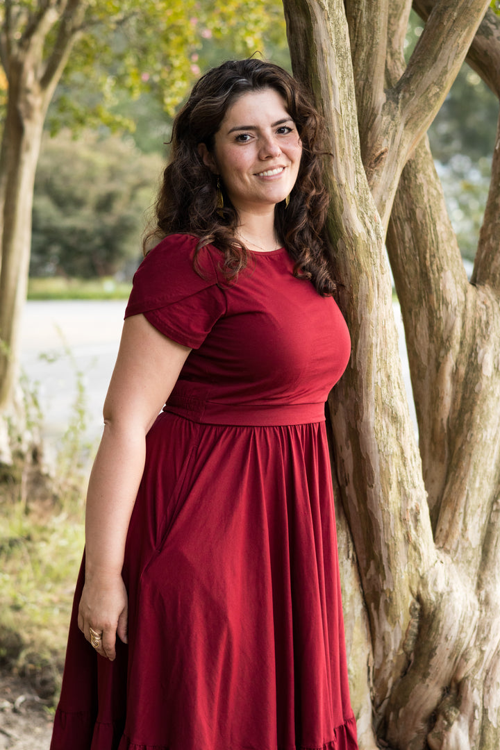 Merlot Nursing Dress