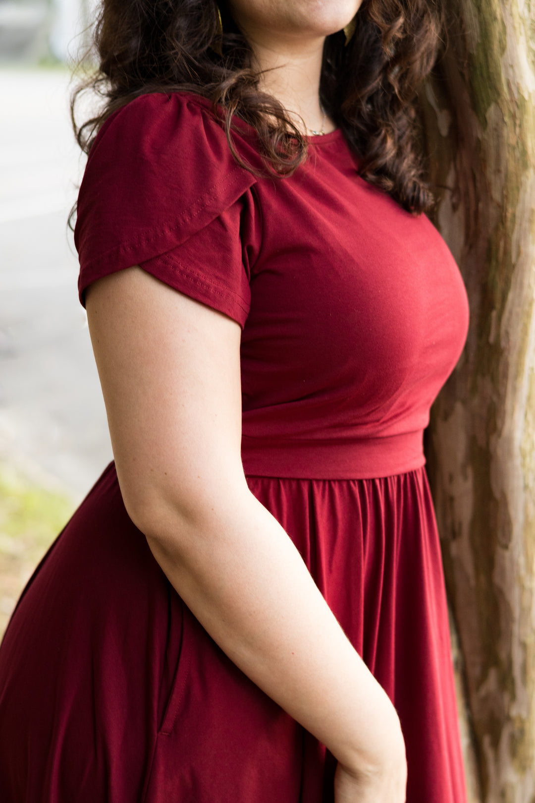 Merlot Nursing Dress