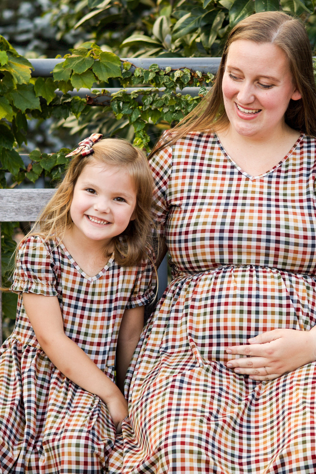 Harvest Gingham Mini Me Dress