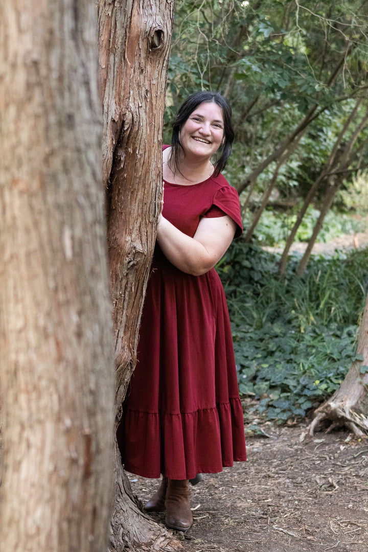 Merlot Nursing Dress