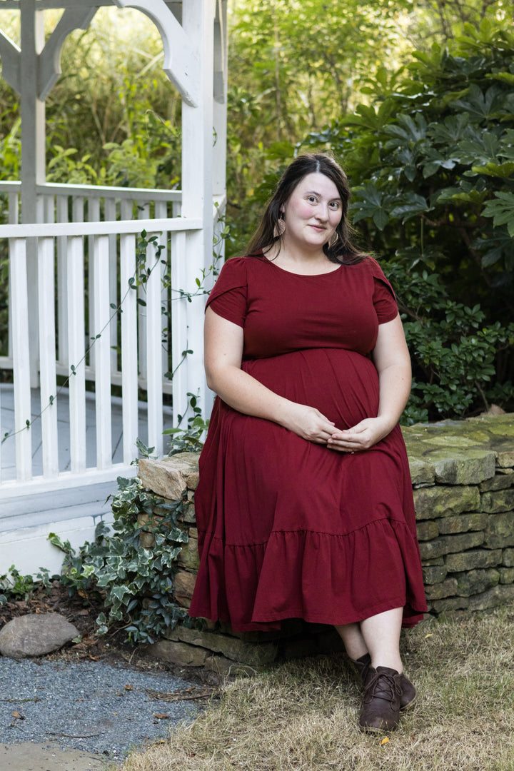 Merlot Nursing Dress
