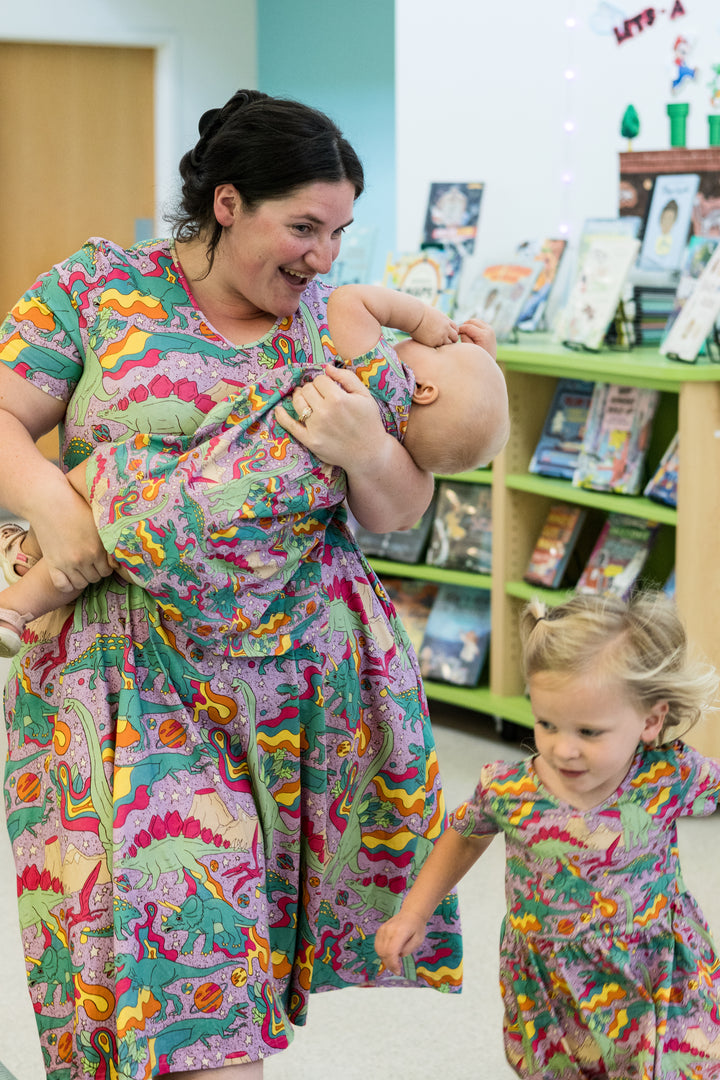 Mrs. Mama Nursing Dress
