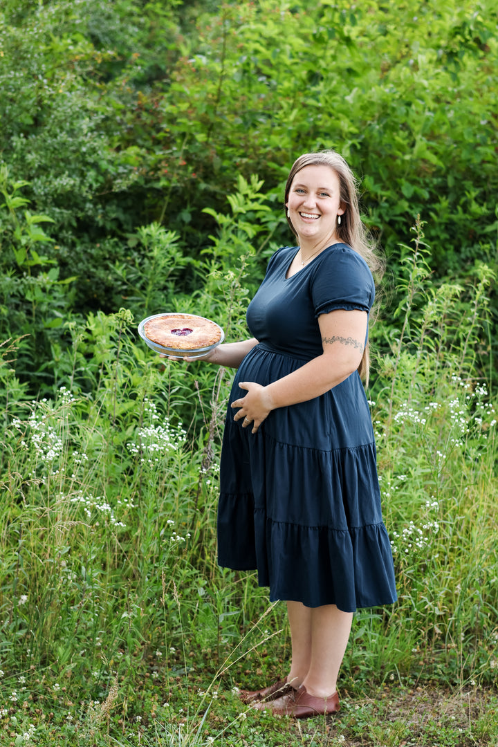 Midnight Melody Nursing Dress
