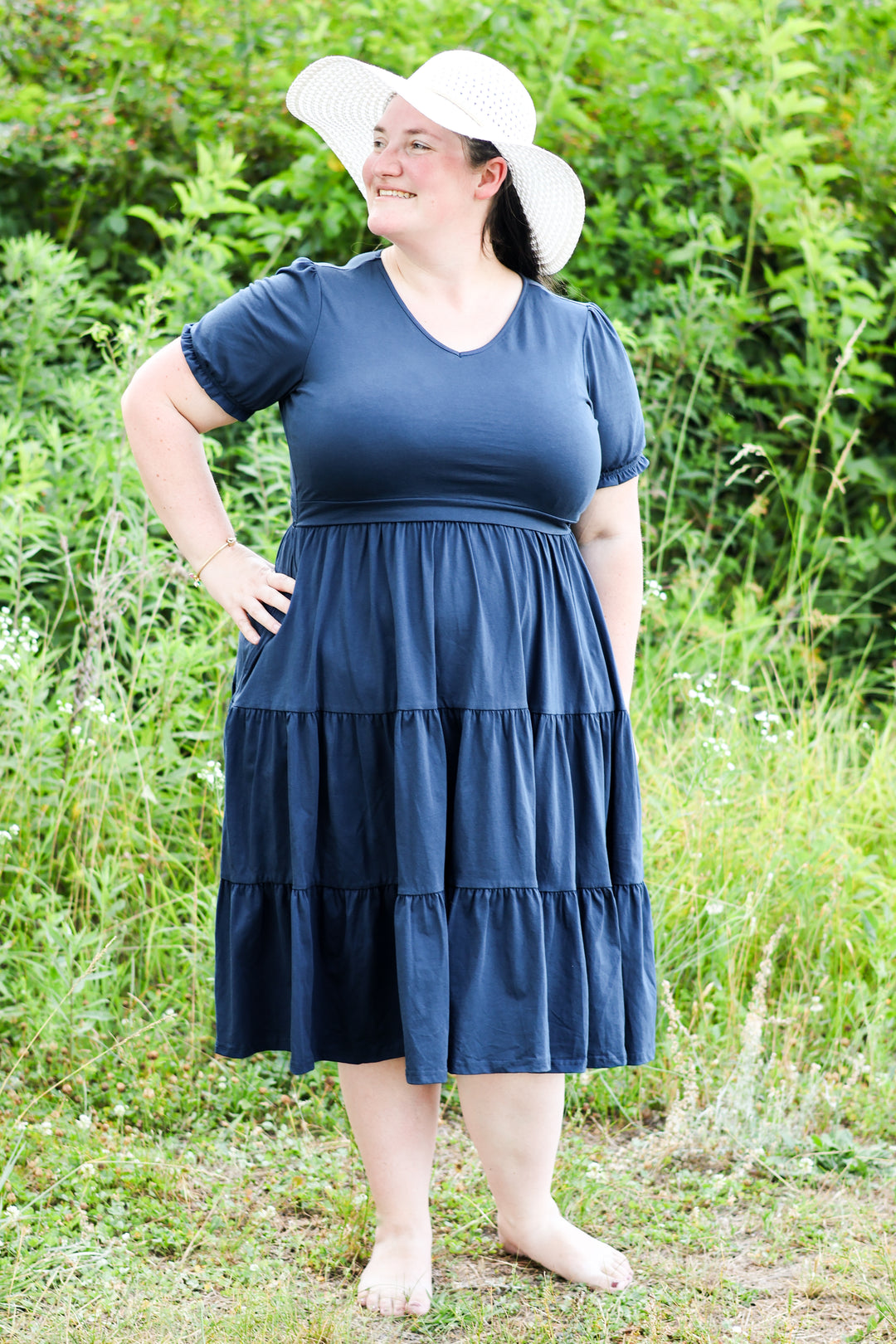 Midnight Melody Nursing Dress