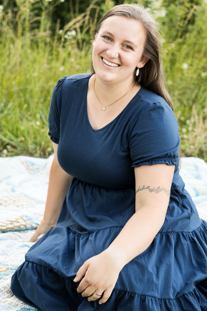 Midnight Melody Nursing Dress