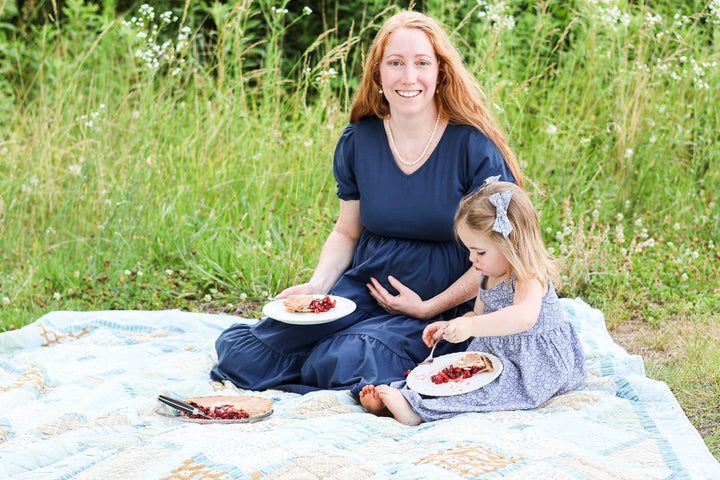 Midnight Melody Nursing Dress