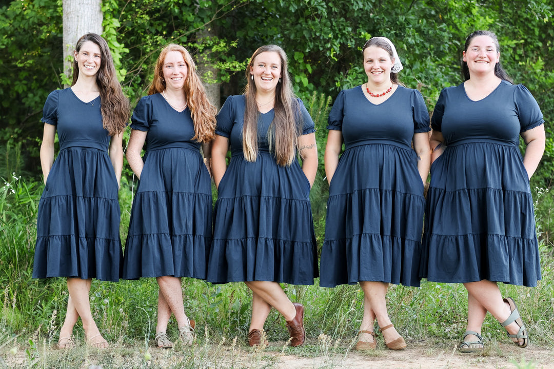Midnight Melody Nursing Dress