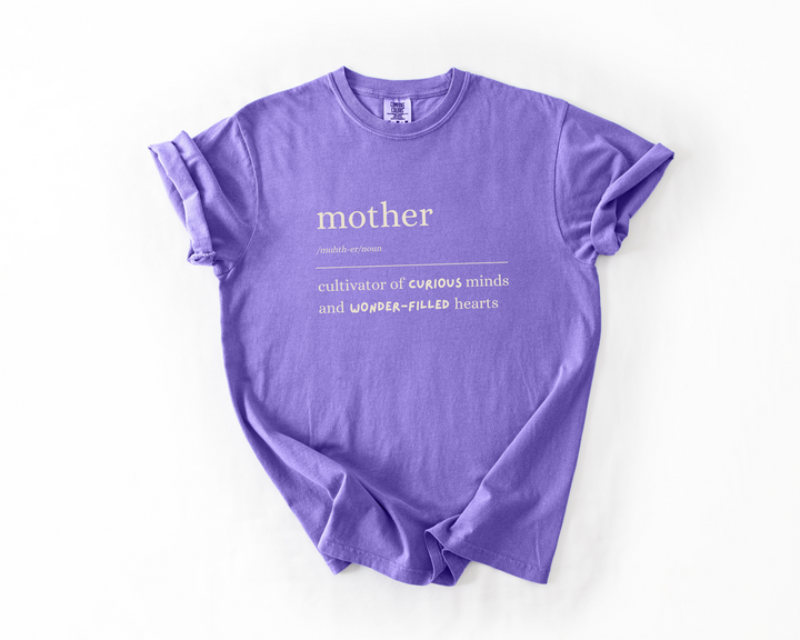 “Mother” Definition Comfort Colors Short Sleeve Tee