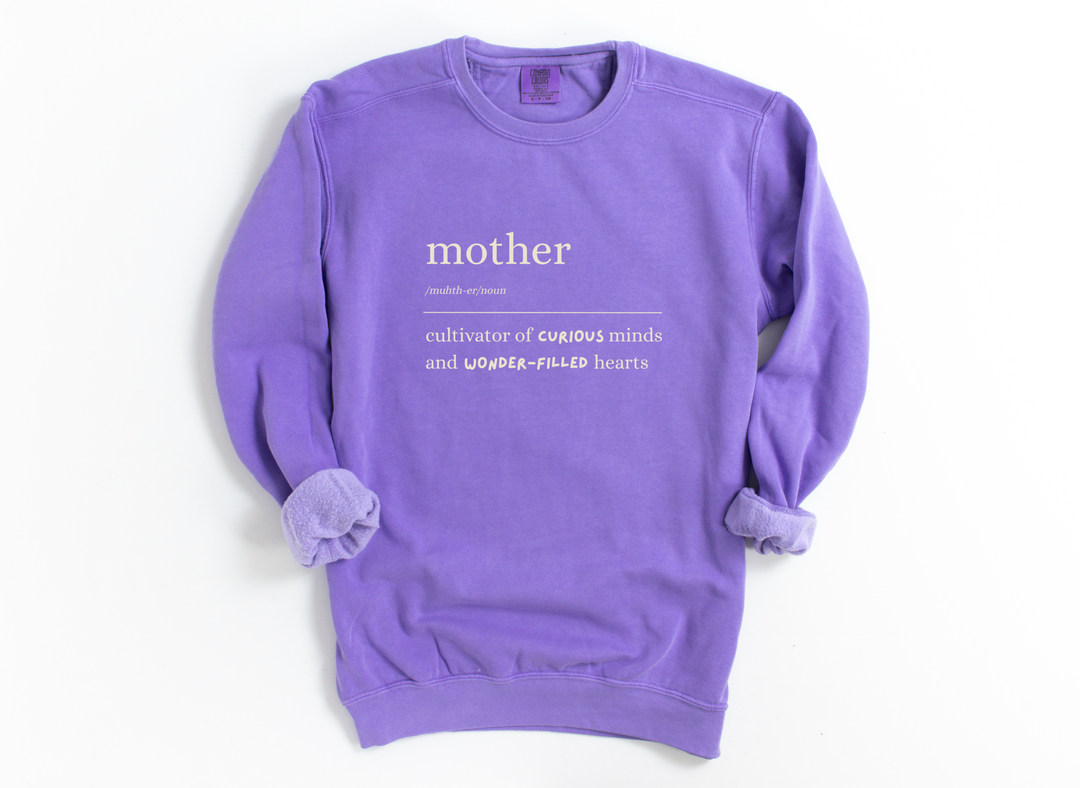“Mother” Definition Comfort Colors Crewneck