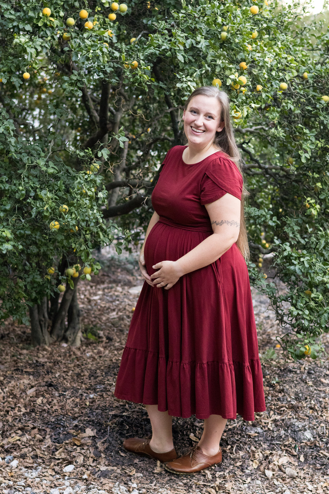 Merlot Nursing Dress