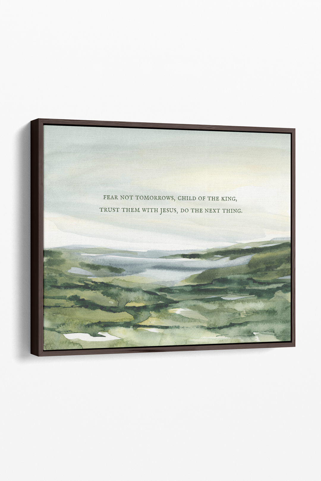 Fear Not Tomorrows Serif Print