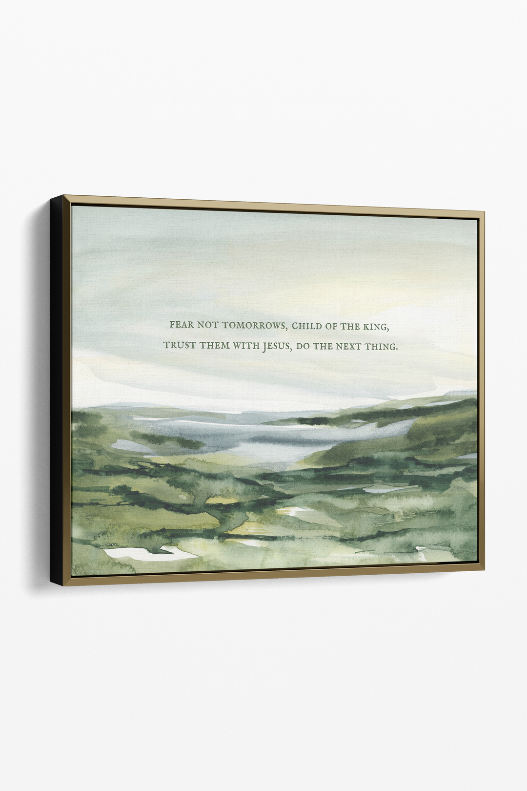 Fear Not Tomorrows Serif Print