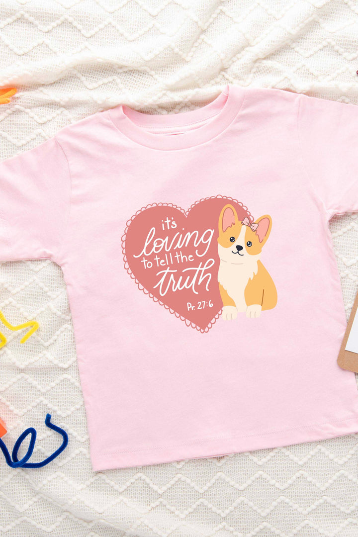 "It's Loving to Tell the Truth" Heart Baby Tee