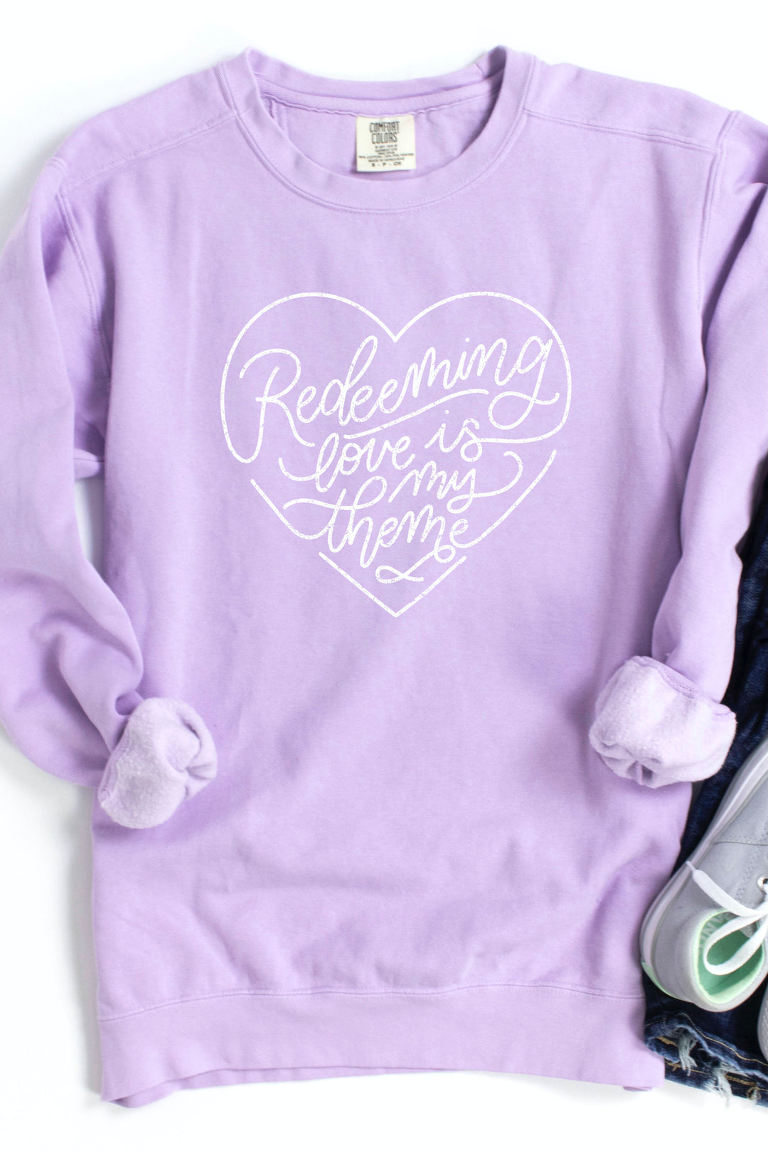 "Redeeming Love Is My Theme" Crewneck Pullover