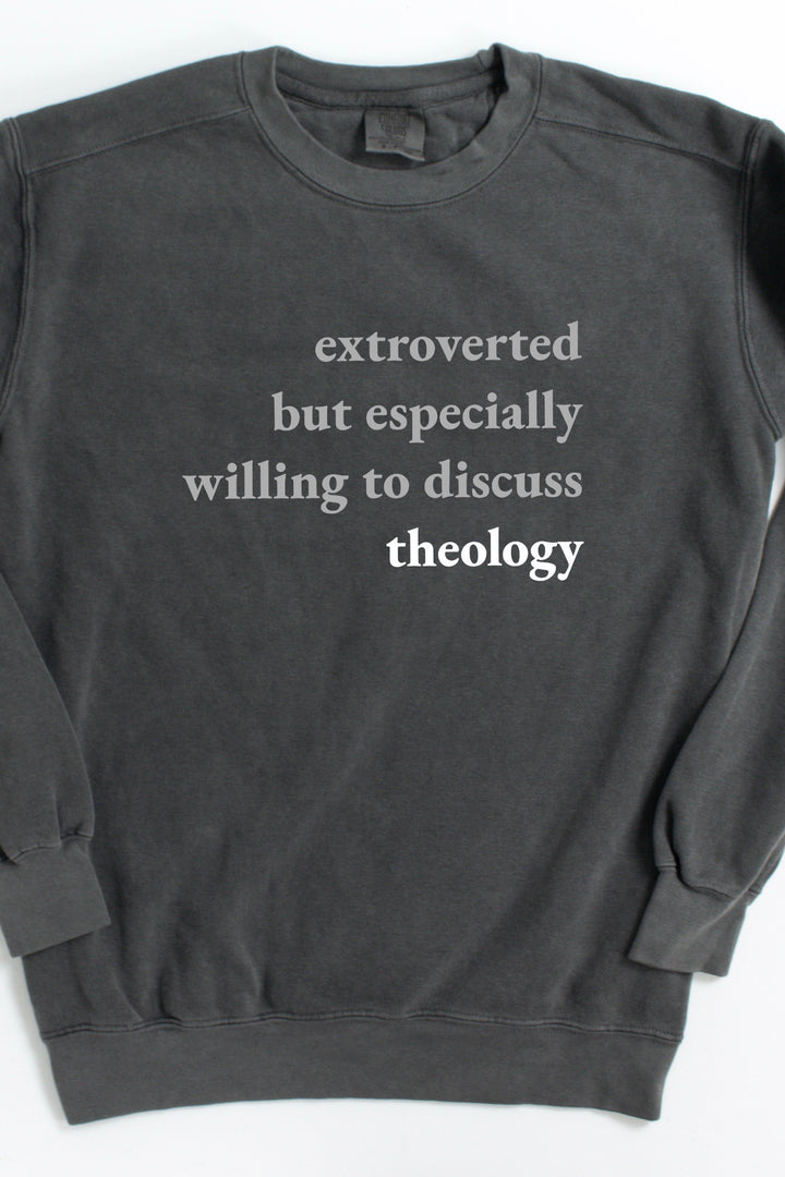 "Extroverted But..." Crewneck Pullover