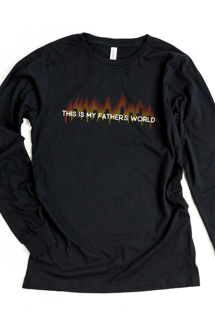 "This is my Father's world" Minimal Long Sleeve Tee