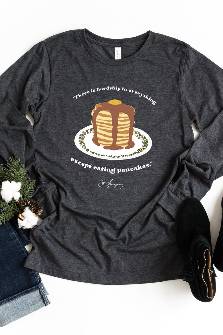 Spurgeon and His Pancakes Long Sleeve Tee