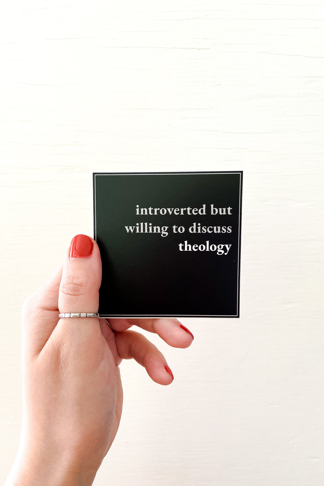 “Introverted but...”Sticker