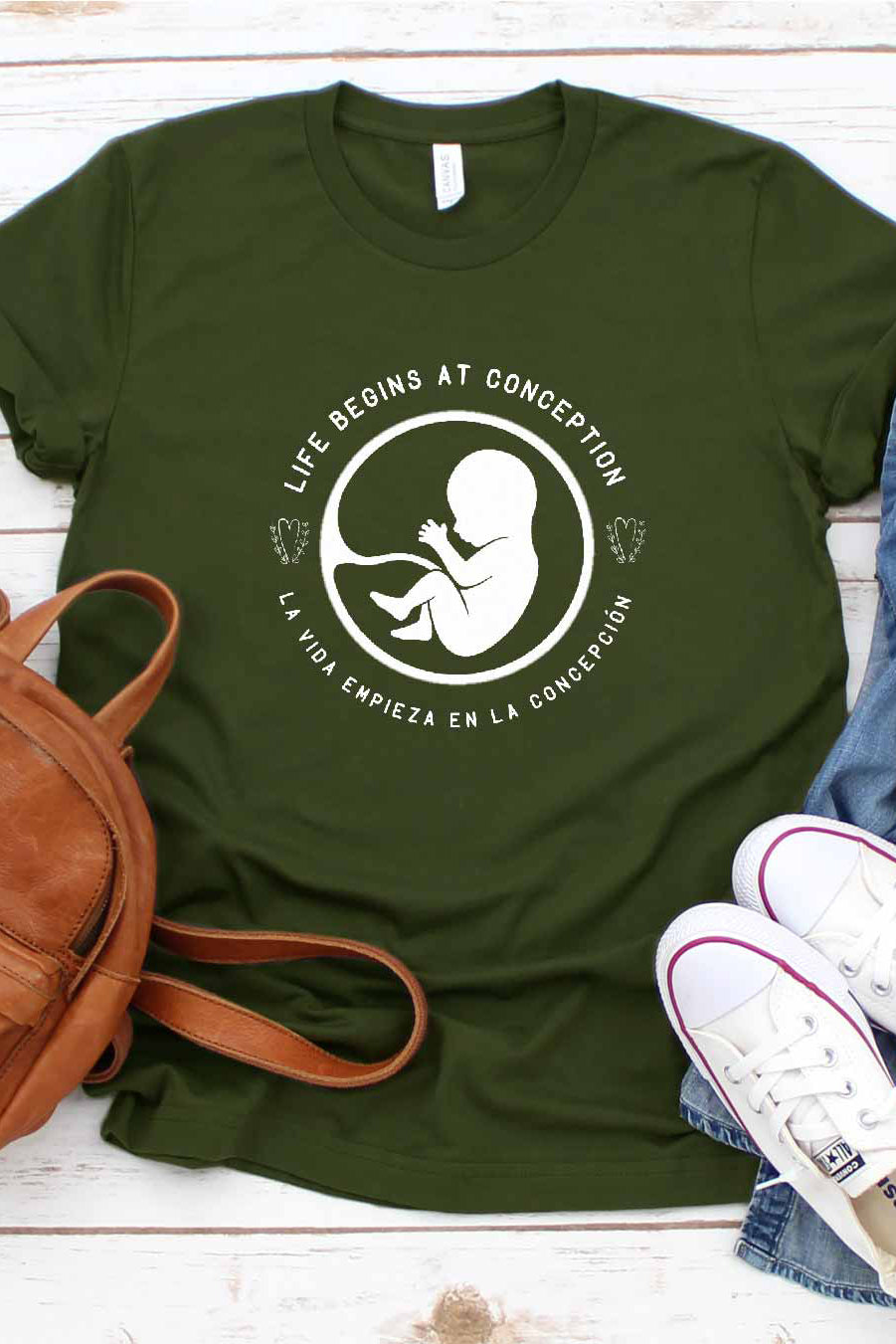 Life Begins at Conception Tee