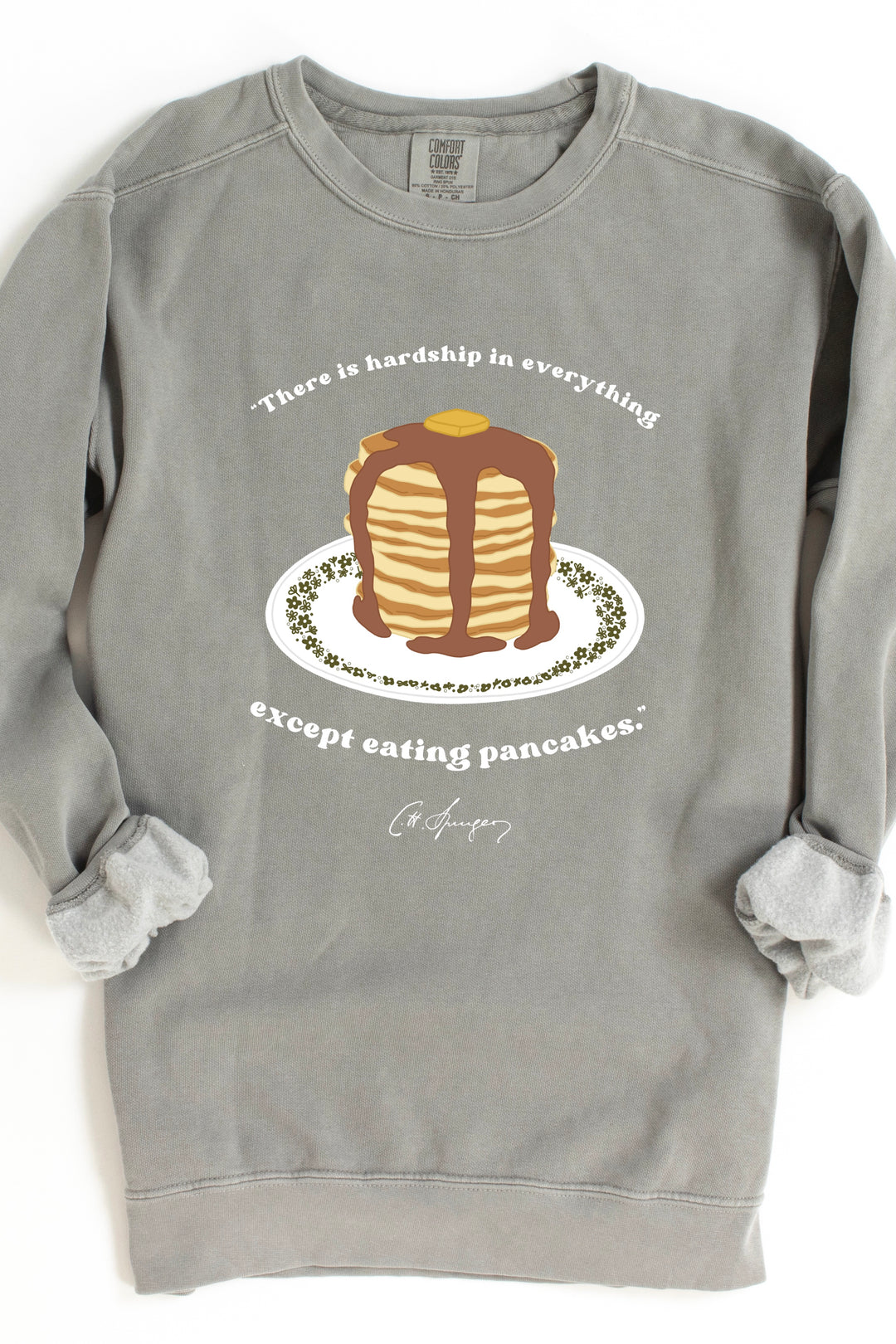 Spurgeon and His Pancakes Crewneck Pullover